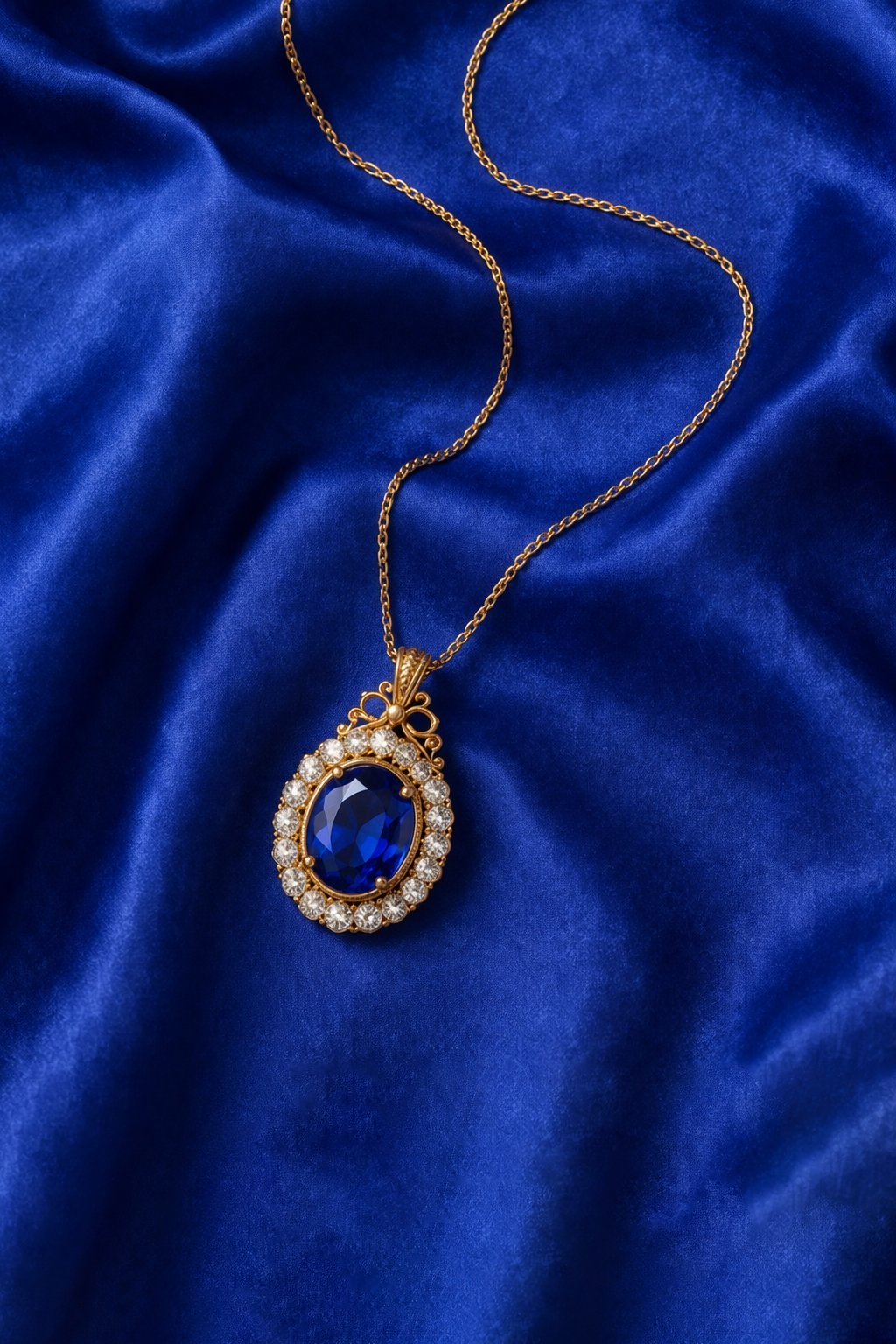 Collier Saphir Dupont